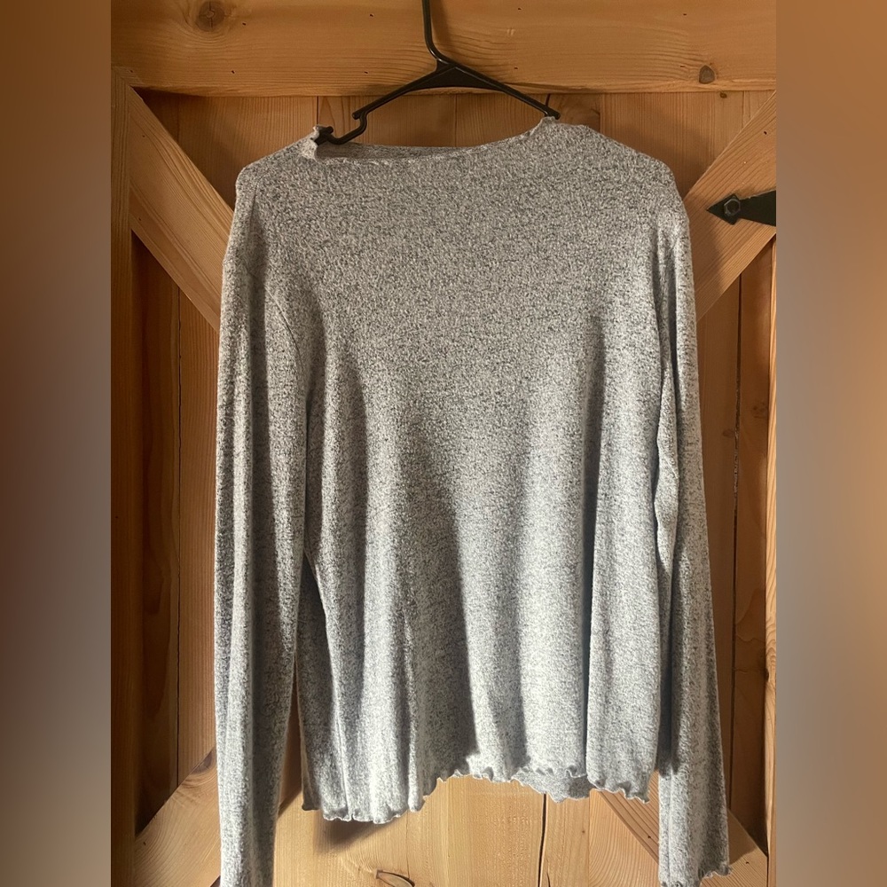Black, grey, white sweater